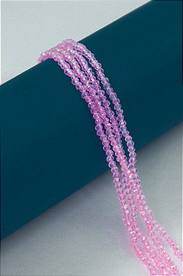 Fio Cristal 2mm Vidro Facetado - O Fio