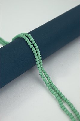 Fio Cristal 4Mm Vidro Facetado - O Fio