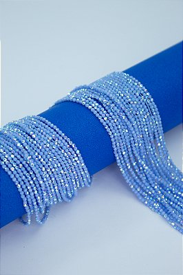 Fio Cristal 1mm Vidro Facetado  - O Fio