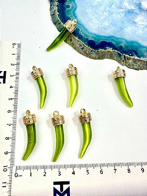 Pingente Dente Murano - 01 Und