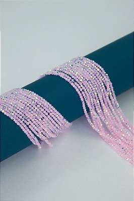 Fio Cristal 1mm Vidro Facetado  - O Fio