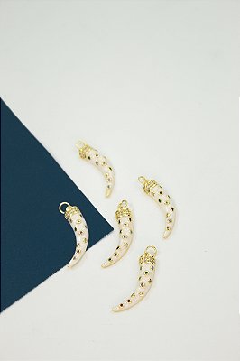Pingente Dente Ouro - 01 Unid