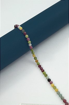 Fio Pedra 6Mm Agata Colorida - O Fio