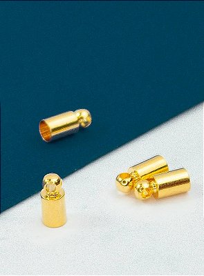Terminal Copinho 2mm Ouro - 01 UND