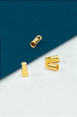 Terminal Copinho 2mm Ouro - 01 UND