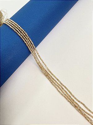 Fio Cristal 1mm Vidro Facetado  - O Fio