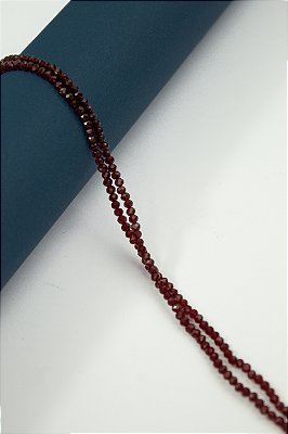 Fio Cristal 2Mm Vidro Facetado - O Fio