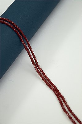 Fio Cristal 2Mm Vidro Facetado - O Fio