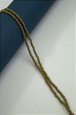 Fio Cristal 2Mm Vidro Facetado - O Fio