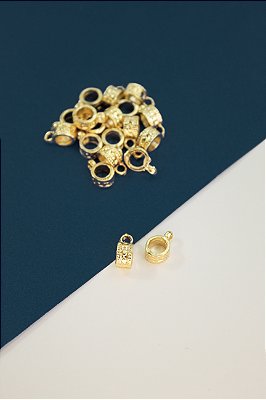 Canequinha 6mm Ouro - 01 unid