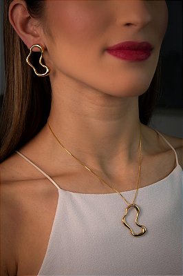 Conjunto Premium Colar + Brinco - 01 Conjunto