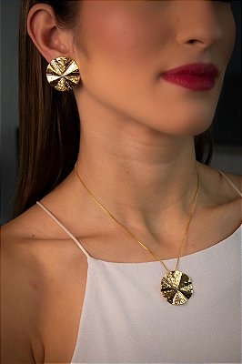 Conjunto Premium Colar + Brinco - 01 Conjunto
