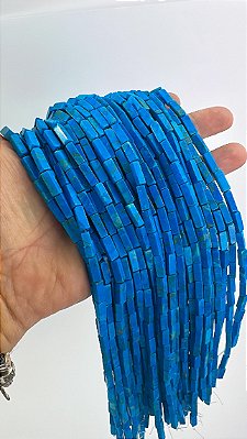 Fio Pedra Tubo 13x4mm - 01 Fio