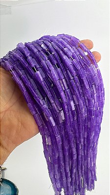 Fio Pedra Tubo 13x4mm - 01 Fio