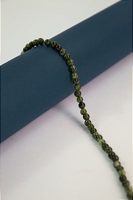 Fio Pedra 4Mm Agata Verde - O Fio