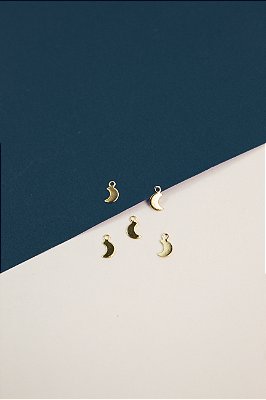 Pingente Lua Ouro - 10 Pçs
