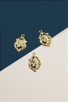 Pingente Religioso N S das Gracas Ouro - 01 Unid