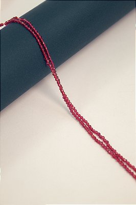 Fio Cristal 1mm Vidro Facetado  - O Fio