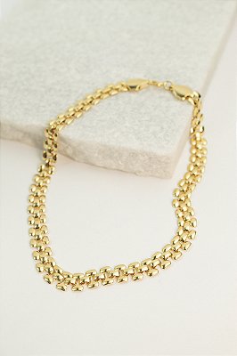 Colar Malha Ouro - 01 Uni