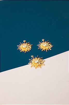 Pingente Sol Ouro - 01 Unid