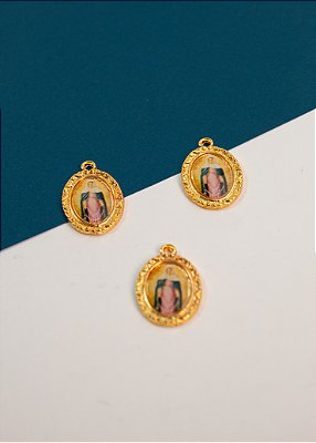 Pingente Religioso Nossa Senhora Das Lagrimas Ouro - 01 und