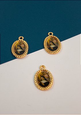 Pingente Religioso Santa Rita De Cassia Ouro - 01 und