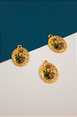 Pingente Religioso Nossa Senhora Do Perpetuo Socorro Ouro - 01 und