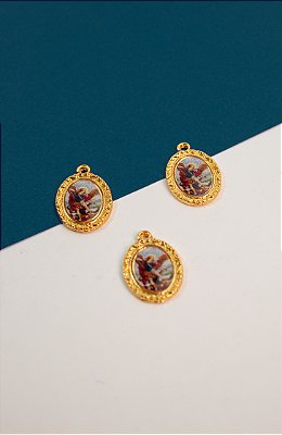 Pingente Religioso Sao Miguel Arcanjo Ouro - 01 und