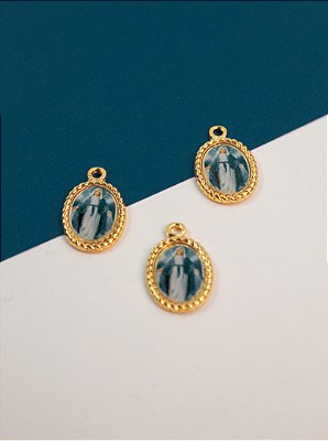 Pingente Religioso Nossa Senhora Das Gracas Ouro - 01 und