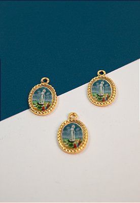 Pingente Religioso Nossa Senhora De Fatima Ouro - 01 und