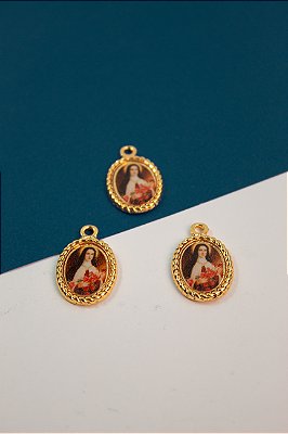 Pingente Religioso Santa Terezinha Ouro - 01 und