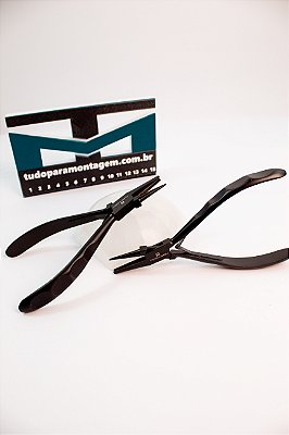 Alicate Meia Cana LINHA BLACK - Aço Inox
