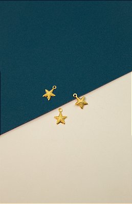 Pingente Estrela Ouro 5 milesimos - 01 Unid