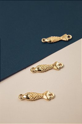 Pingente Peixe Ouro - 01 Und