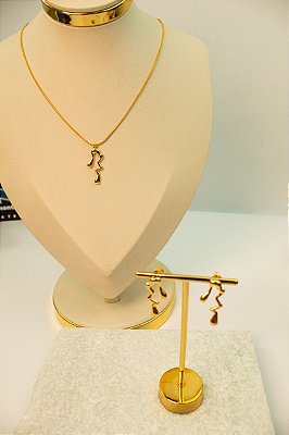 Conjunto Ouro - 01 unid