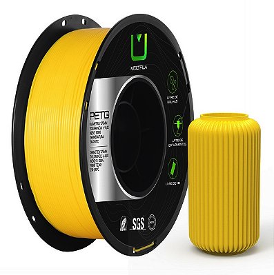 Filamento Petg Amarelo 1kg Para Impressora 3d 1.75mm