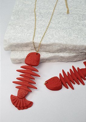 Pingente Peixe De Resina - 01 Unid