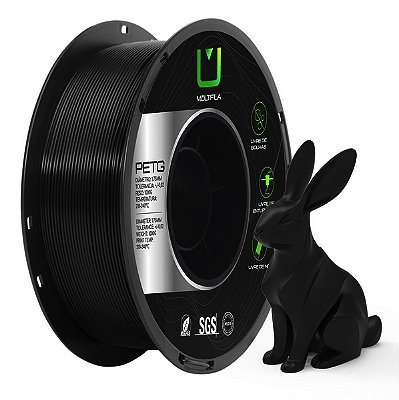 Filamento Petg Preto 1kg Para Impressora 3d 1.75mm