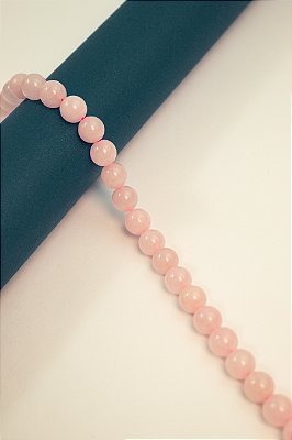 Fio Pedra 10mm Quartzo Rosa - 01 fio