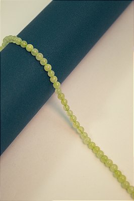 Fio Pedra 4Mm Jade Verde - O Fio