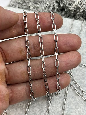 DUPLICADO - Corrente Aço Inox tipo Cartier Arame 1,2Mm - Nao Escurece Nunca - Antialergica - Codigo 569 - 1 Metro