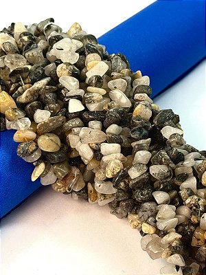 Fio Cascalho Quartzo Negro - O Fio