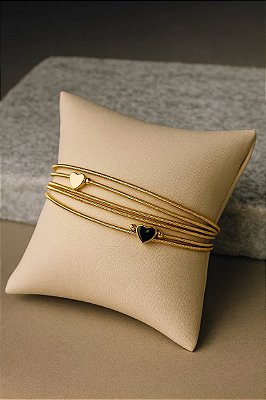 Corda De Violao Com Coracao Ouro - 01 Metro Com Fecho