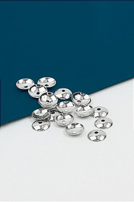 Tulipa 6mm Aço Inox - 50 Pçs