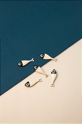 Pingente Peixe Ouro - 01 Unid