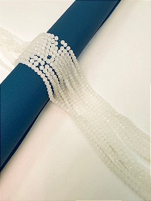 Fio Cristal 4mm Vidro Facetado - O Fio