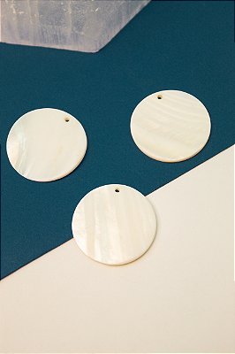 Pingente Redondo Madreperola - 01 und