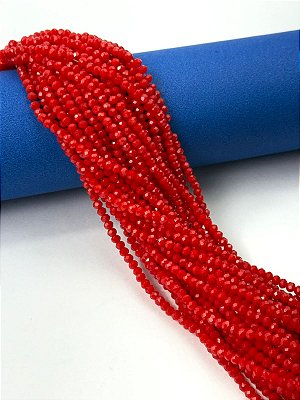 Fio Cristal 2mm Vidro Facetado - O Fio