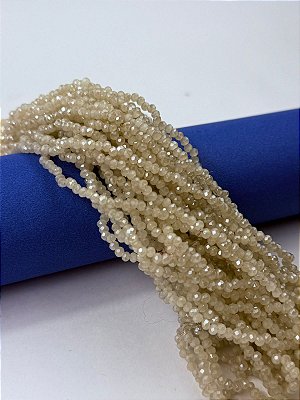 Fio Cristal 2mm Vidro Facetado - O Fio