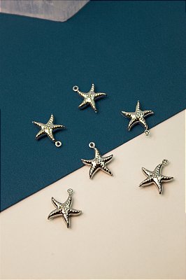 Pingente Estrela Aço Inox - 01 unid